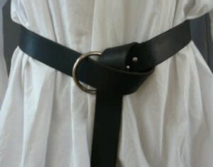 White Rope Belt, Single Wear, Single Knot, Small - Cloak & Dagger Creations