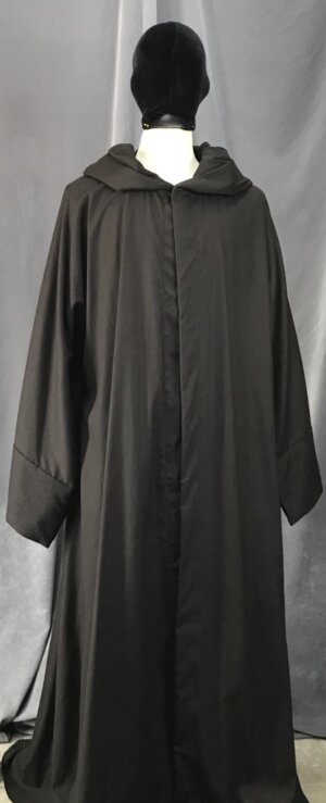 R463 - XL Washable Seal Brown Woolen Jedi Robe